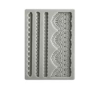 Stamperia Molde Silicona Sunflower Art Encajes y Marcos A6