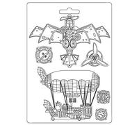 Stamperia - Molde suave - Sir Vagabond - Aviador