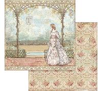 Stamperia Papel lubricante de Doble Cara-Sleeping Beauty Princess, Multicolor, 30.5x30.5 cm