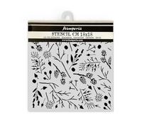 Stamperia - Plantillas gruesas para álbumes de recortes, álbumes, tarjetas, diarios de balas, y más, material flexible, fácil de limpiar, perfecto para aficiones, manualidades y regalos (Forest -