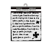 Stamperia - Plantillas gruesas para álbumes de recortes, álbumes, tarjetas, diarios y más, material flexible, fácil de limpiar, perfecto para aficiones, manualidades y regalos (tipo de viaje, cartas