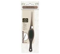 Stamperia - Reversa Tweezers for Scrapbooks, Albums, Card Making, Bullet Journalling, and More, Stainless Steel, Ergonomic, Ideal for Crafts, Handling Small Materials, and Precise Tasks