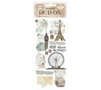 Stamperia Rub-On 4"x8.5" - Monumentos alrededor del mundo