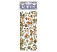 Stamperia - RUB-ON CM 10,16 x 21,6 - WINTER VALLEY PIGNE