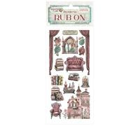 Stamperia - Rub-on for Scrapbooks, Albums, Card Making, and Bullet Journals, Easily Transfer Images onto Paper and Other Surfaces, Perfect for Crafts and Gifting (Master of Magic, House Furnishings)