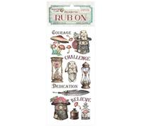 Stamperia - Rub-on for Scrapbooks, Albums, Card Making, Bullet Journals and More, Easily Transfer Images onto Paper and Other Surfaces, Perfect for Crafts and Gifting (Master of Magic, Rabbit)