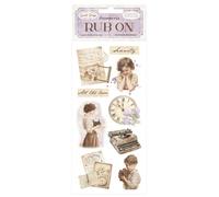 Stamperia - Rub-on for Scrapbooks, Albums, Cards, Bullet Journals and More, Easily Transfer Images onto Paper and Other Surfaces, Perfect for Crafts and Gifting (Quiet Days, Vintage Treasures)