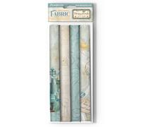 Stamperia Tejido de Hojas, Multicolor, 30 x 30 x 0,2 cm