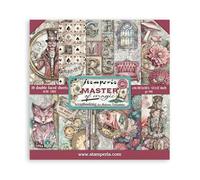 Stamperia - Scrapbook Paper Pad for Scrapbooking, Albums, Card Making, Bullet Journalling and More, Acid Free, Double-Sided, Perfect for Hobbies, Crafts, and Gifting (Master of Magic) (30.5 x 30.5cm)