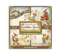 Stamperia - Scrapbook Paper Pad for Scrapbooking, Albums, Card Making, Bullet Journalling and More, Acid Free, Single Face, Perfect for Hobbies, Crafts, and Gifting (Hidden Grove) (30.5 x 30.5cm)