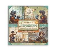 Stamperia - Scrapbook Paper Pad for Scrapbooking, Albums, Cards, Bullet Journals and More, Acid Free, Single Face, Perfect for Hobbies, Crafts, and Gifting (A New Beginning) (30.5 x 30.5cm)