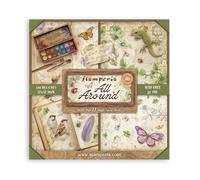 Stamperia - Scrapbook Paper Pad for Scrapbooking, Albums, Cards, Bullet Journals and More, Acid Free, Single Face, Perfect for Hobbies, Crafts, and Gifting (All Around) (30.5 x 30.5cm)