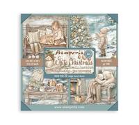 Stamperia - Scrapbook Paper Pad for Scrapbooking, Albums, Cards, Bullet Journals and More, Acid Free, Single Face, Perfect for Hobbies, Crafts, and Gifting (White Christmas) (30.5 x 30.5cm)