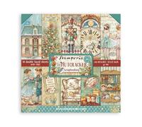 Stamperia - Scrapbook Paper Pad for Scrapbooks, Albums, Card Making, Bullet Journals, and More, Acid Free, Double-Sided, Perfect for Hobbies, Crafts and Gifting (The Nutcracker) (30,5 x 30,5 cm)