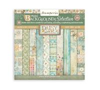 Stamperia - Scrapbook Paper Pad for Scrapbooks, Albums, Cards, Bullet Journals and More, Acid Free, Double-Sided, Perfect for Crafts and Gifting (Daisy Art Background Selection) (30.5 x 30.5cm)