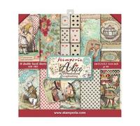 Stamperia Scrapbooking Pad-Double Face-Alice in Bloc de Recortes de Doble Cara, Alicia en Worderland, Varios, mixto