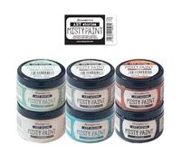 Stamperia - Selection of Misty Paints for Crafts and Mixed Media Projects, Vibrant and High-Coverage, Blends Beautifully when Misted with Water, Creates Unique Effects (6 x 150ml)