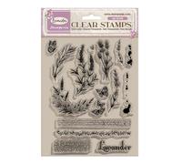 Stamperia - Sello acrílico para álbumes de recortes, álbumes, creación de tarjetas, diario y más, transparente, de larga duración, fácil de limpiar, perfecto para aficiones, manualidades y regalos