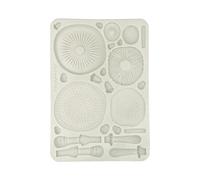 Stamperia - Silicon Mould A5 for Scrapbooks, Bullet Journals and More, Non-Stick Surface, Suitable for Air-Dry Clay, Resin and More, Perfect for Crafts and Gifting (Whispering Woods, Mushrooms 3D)
