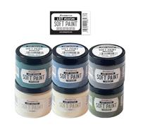 Stamperia - Soft Paint for Crafts, Chalk Paint with a Matt Finish for Excellent Covering, Soft Tone, Perfect as a Base Coat for Any Surface (200ml) (Selection of 6 Colours)