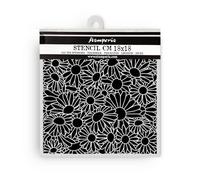 Stamperia - Thick Stencil for Scrapbooks, Albums, Cards, Bullet Journals, and More, Flexible Material, Easy to Clean, Perfect for Crafts and Gifting (Daisy Art, Daisies Pattern)