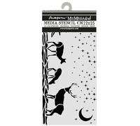 Stamperia - Thick Stencil for Scrapbooks, Albums, Cards, Bullet Journals, and More, Flexible Material, Easy to Clean, Perfect for Crafts and Gifting (Christmas, Deers)