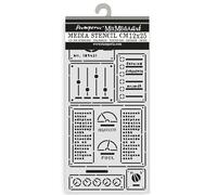 Stamperia - Thick Stencil for Scrapbooks, Albums, Cards, Bullet Journals, and More, Flexible Material, Easy to Clean, Perfect for Crafts and Gifting (A New Beginning, Control Panel)