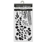 Stamperia - Thick Stencil for Scrapbooks, Albums, Cards, Bullet Journals, and More, Flexible Material, Easy to Clean, Perfect for Crafts and Gifting (Herbarium Silvae, Leaves)