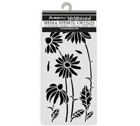 Stamperia - Thick Stencil for Scrapbooks, Albums, Cards, Bullet Journals, and More, Flexible Material, Easy to Clean, Perfect for Crafts and Gifting (Daisy Art, Daisies)