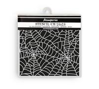 Stamperia - Thick Stencils for Scrapbooks, Albums, Cards, Bullet Journals, and More, Flexible Material, Easy to Clean, Perfect for Crafts and Gifting (Whispering Woods, Spider Pattern)