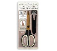 Stamperia - Tijera de titanio doble afilada para álbumes de recortes, álbumes, tarjetas, diarios y más, revestimiento antiadherente para cardstock, tela y cinta, mangos cómodos