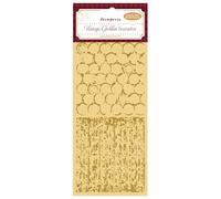 Stamperia - Vintage Golden Transfer for Scrapbooking, Albums, Card Making, Bullet Journalling and More, Golden Foil Transfer for Decoration, Easy to Apply (Backgrounds)