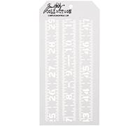 Stampers Anonymous Tim Holtz a strati Stencil 4.125 misurato X8.5