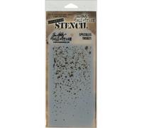 Stampers Anonymous Tim Holtz a strati Stencil 4,125 "X8.5-macchioline