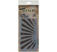 Stampers Anonymous Tim Holtz a strati Stencil 4,125 "X8.5-raggi