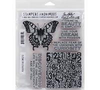 Stampers Anonymous Tim Holtz Cling Rubber Stamp Set 7"X8.5"-Perspective