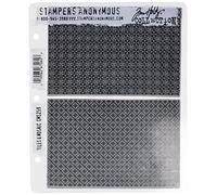 Stampers Anonymous Tim Holtz Cling Sellos 17,8 x 8.5-Inch-Tiles y Mosaico