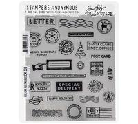 Stampers Anonymous Tim Holtz - Sellos adhesivos, multicolor, 22,86 x 17,78 x 0,76 cm