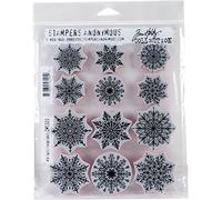 Stampers Anonymous Tim Holtz - Sellos de fijación (24,13 x 19,05 x 0,76 cm), multicolor