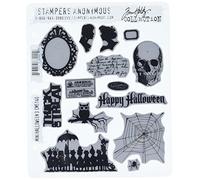 Stampers Anonymous Tim Holtz - Sellos para estampación (Mini Sello de Goma Halloween 3