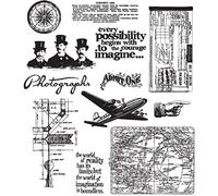 Stampers Anonymous Tim Holtz Warehouse District - Sello de Goma, Espuma, 17,8 x 0,6 cm