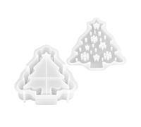 Stampo Albero Di Natale Silicone Riutilizzabile Neve Stella