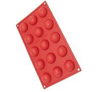 Stampo In Silicone Platinico Semisfera 15 Impronte Ø 4 cm Pavoni