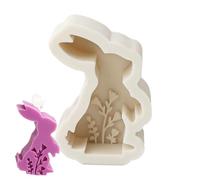 Stampo Silicone Coniglietto - Pasquale Resina Flessibile, Versatile Decorazione Pasqua, Stampo Artigianato Fai Da Te, Pasquali Sapone, Coniglietto Decorazione Silicone Resina | Per Art