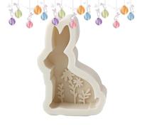 Stampo Silicone Coniglietto - Pasquale Resina Flessibile, Versatile Decorazione Pasqua, Stampo Artigianato Fai Da Te, Pasquali Sapone, Coniglietto Decorazione Silicone Resina | Per Art
