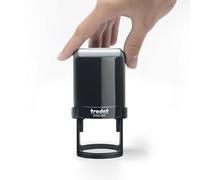 STAMPRINT VERSAL | Sello Personalizado | Sello Empresa Automatico | Sellos Oficina Caucho Direccion | Sello Logo Medico Profesor | TRODAT 4642 | Diseño 40x40mm | 5 Líneas | Tinta Incluida