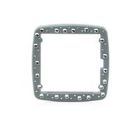 STAMPS - Montura de Reloj Cool Jack Color Diamante Gris, de Plástico y Cristales de Vidrio, Impermeable y Ligero, Tamaño de 55 x 55 x 10 mm, Personaliza y Protege, Gran Durabilidad y Resistencia