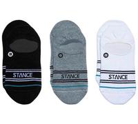 Stance - Calcetines Basic No Show (3 Pares), Unisex, Multicolor, M [38 - 42]
