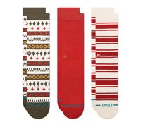 Stance Calcetines 'Cabin Days' azul / caqui / rojo / offwhite 38-41 azul / caqui / rojo / offwhite