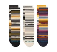 Stance Curren Crew - Paquete de 3 calcetines, Forrest, Large
